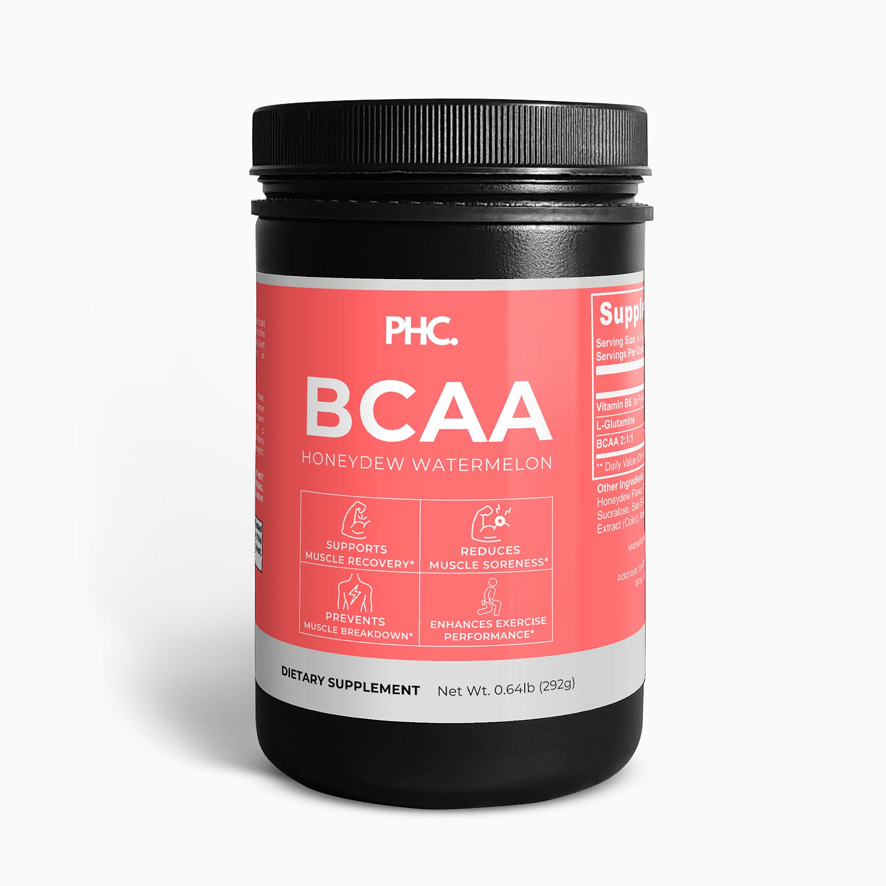 BCAA Post Workout Powder (Honeydew/Watermelon) 292g